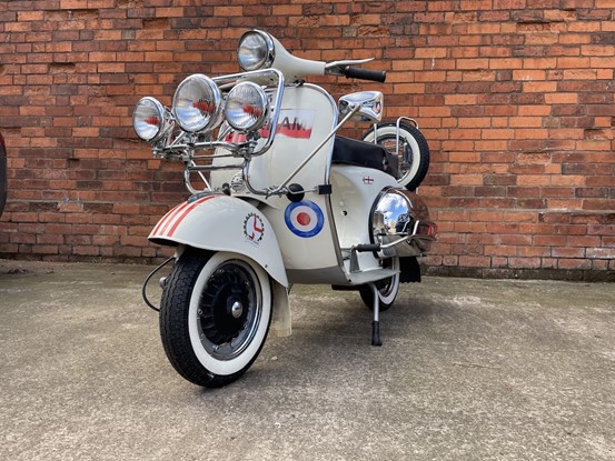 David Beckham's England Scooter For Sale H&H Classics NMM Auction
